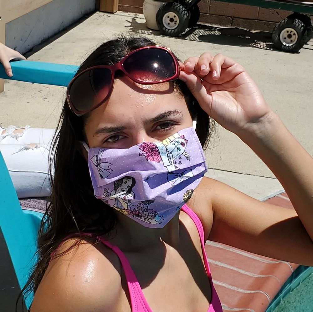 Face Mask Princess print